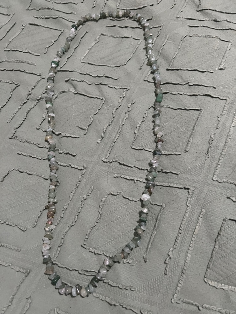 Multi-Color Natural Stone Chip Necklace - Women Jewelry
